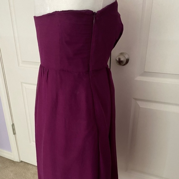 J. Crew Magenta Strapless Cocktail Dress - Picture 4 of 7